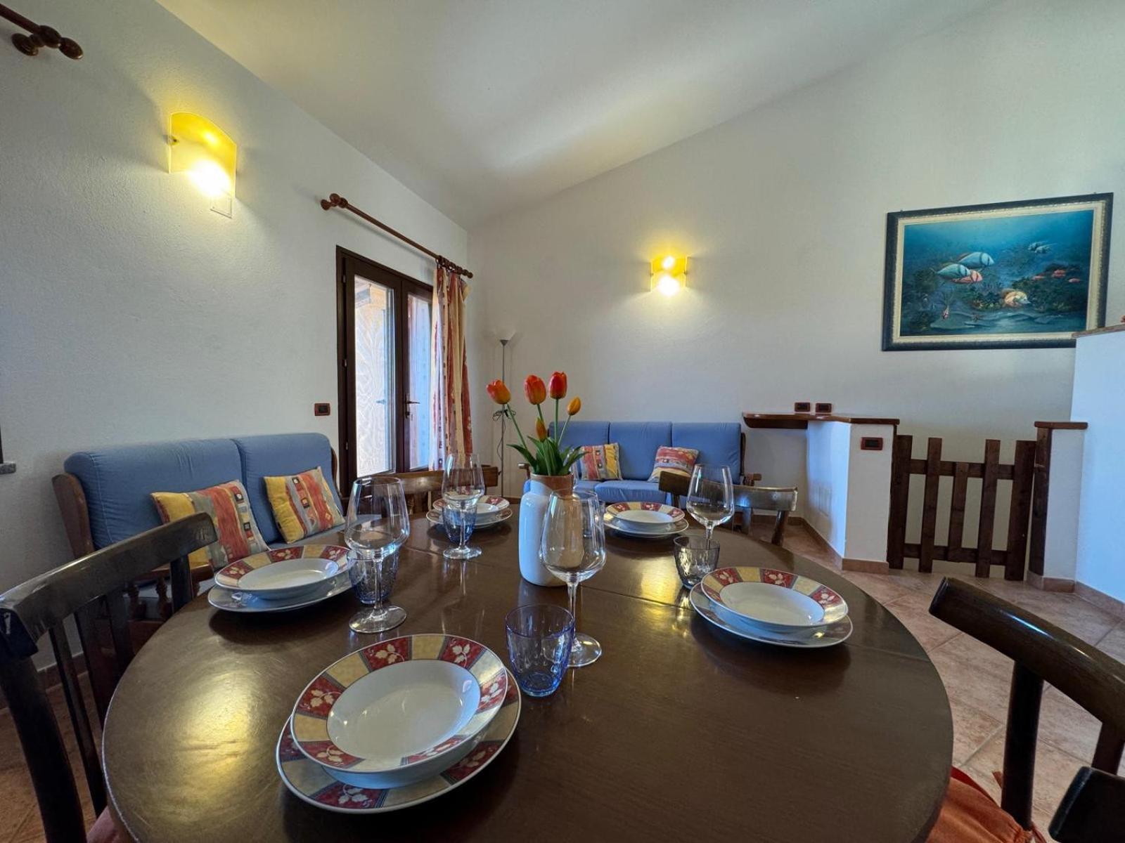 Villa Orizzonte Blu Funtana Meiga Esterno foto