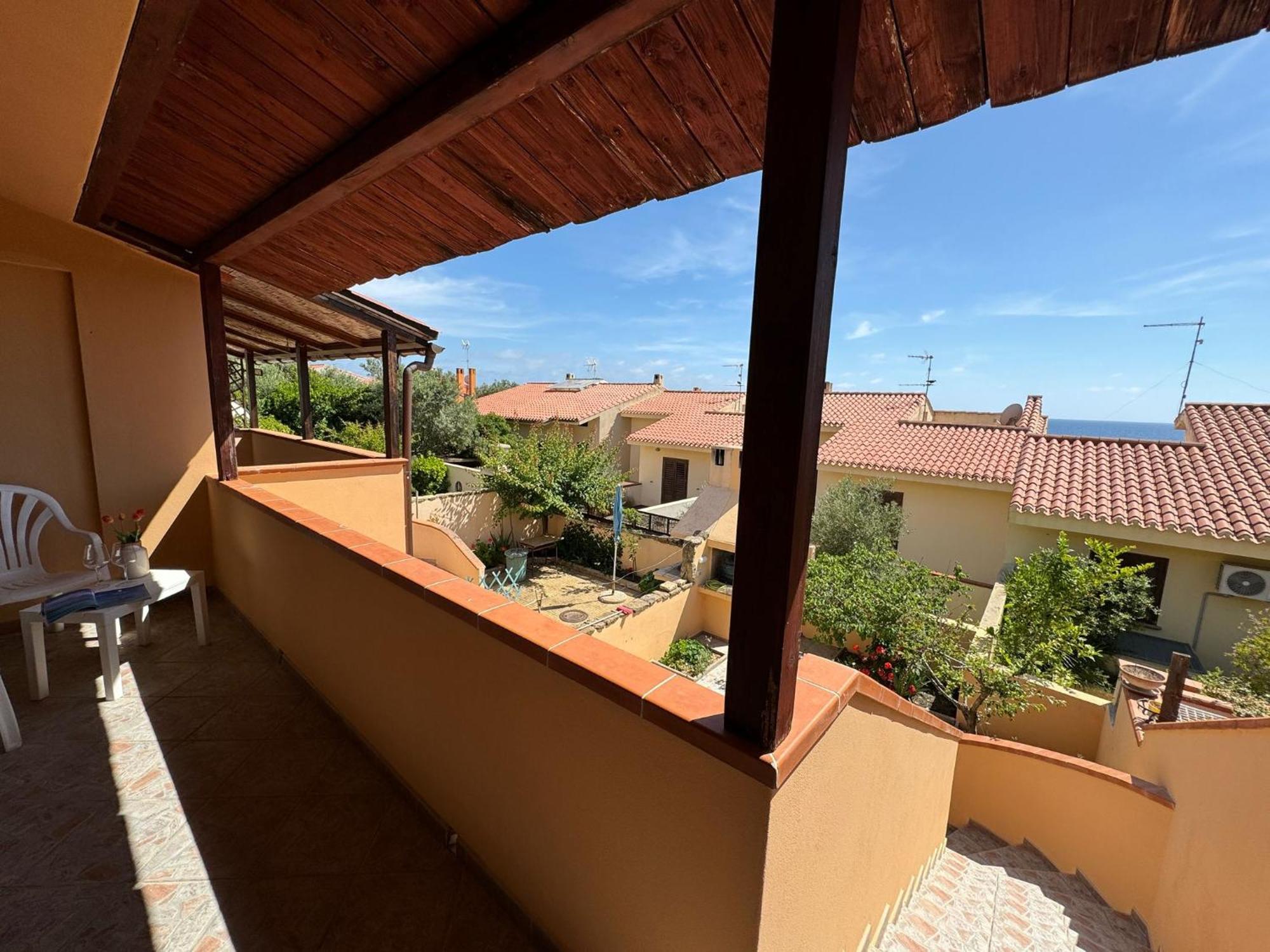 Villa Orizzonte Blu Funtana Meiga Esterno foto